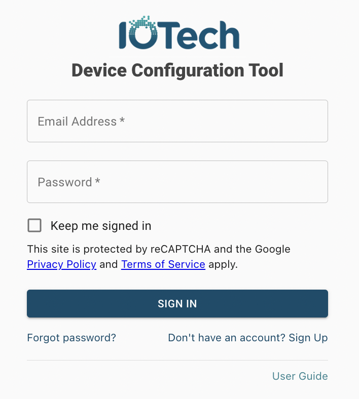 DCT forgot password link