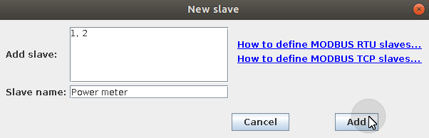 ModbusPal, Slaves